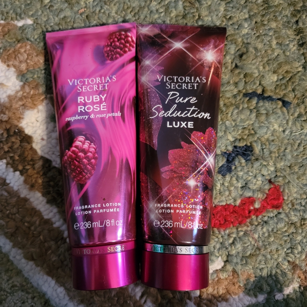 Victoria's Secret Ruby Rosé & Pure Seduction Luxe Lotion